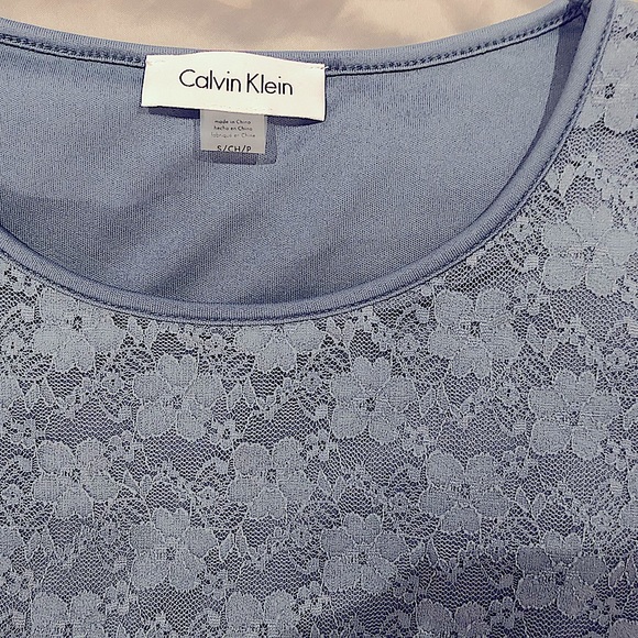 Calvin Klein lace top - vintage style blouse CK - Picture 3 of 4